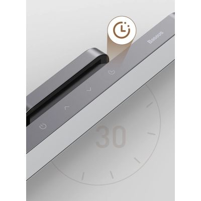 15. Baseus Magnetische LED-Nachttischlampe Unterschranklampe für Zuhause, Küche, Zimmer, Grau (DGXC-C0G)