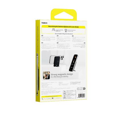 7. Baseus MagPro 3 Magnetgeldbörse mit Ständer, kompatibel mit MagSafe – Schwarz