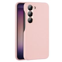 Dux Ducis Grit Hülle für Samsung Galaxy S23+ elegante Hülle aus Kunstleder rosa