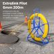 4. Extralink Pilot-Kabelzieher, Pilot 6 mm, 200 m, GFK-Glasfaser, Durchmesser 6 mm, Länge 200 m, Gelb