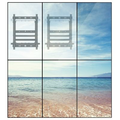 6. Statten Sie sich mit einem 19"-55"/1TFT Popout 1Joint 50Kg sw lite Wandmontage-Einzelhandelsgerät aus