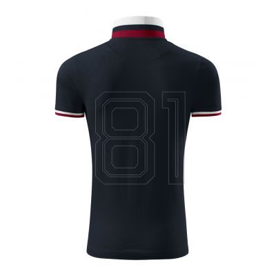 2. Malfini Collar Up Poloshirt M MLI-25677 Dunkelblau