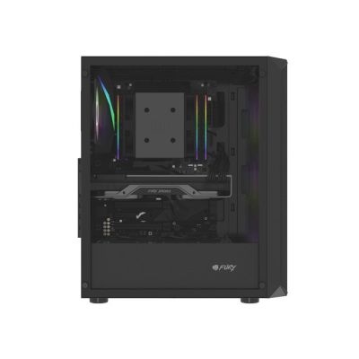 35. FURY COMPUTERGEHÄUSE FURY SHOBO SH4F RGB MIDI MIT FENSTER SCHWARZ