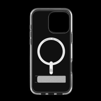 2. ZAGG Crystal Palace Snap Kickstand MagSafe Hülle mit Ständer für iPhone 16 Pro Max – transparent