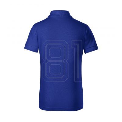 4. Malfini Pique Polo Free Jr MLI-F2205 kornblumenblaues Poloshirt