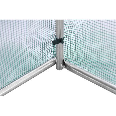 26. Gewächshaus-Gartentunnel 300x600x200CM PE-Konstruktion Stahl Grün