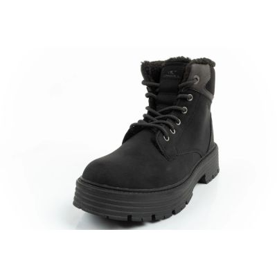 3. O'Neill Winterstiefel Damen Wanderstiefel Isolierte Stiefeletten Modisch Schwarz
