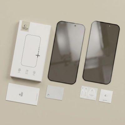 11. Tech-Protect Glass SPY+ 2er-Pack Sichtschutzglas aus gehärtetem Glas für iPhone 18 Pro Max