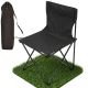 Faltbarer Campingstuhl, schwarz, 30 x 30 x 25/47 cm, ENERO CAMP