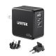 4. UNITEK GAN Ladegerät, PD 65W 2x USB-C, USB-A