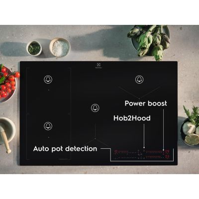 28. ELECTROLUX EIS62453 SaphirMatt Induktionskochfeld 60 cm | SenseBoil | PowerBoost | Timer | Mattschwarz | Rahmenlos
