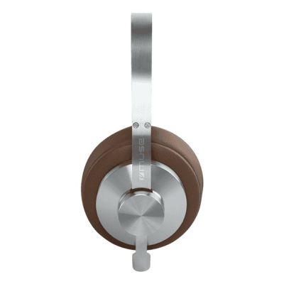4. Muse M-298 SBR Kopfhörer/Headset, kabelgebunden & kabellos, Kopfbügel, Bluetooth-Anrufe/Musik, Braun, Silber