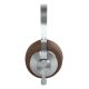 4. Muse M-298 SBR Kopfhörer/Headset, kabelgebunden & kabellos, Kopfbügel, Bluetooth-Anrufe/Musik, Braun, Silber