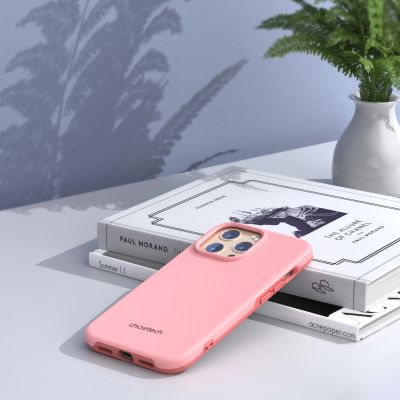 8. Choetech MFM Anti-Drop-Hülle Made For MagSafe für iPhone 13 Pro Pink (PC0113-MFM-PK)