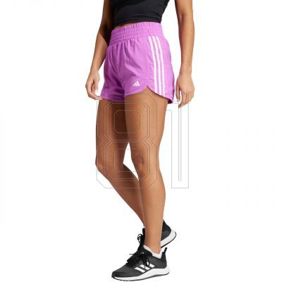 2. adidas Pacer Training 3-Streifen Woven High Rise Shorts W IX1079