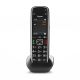 Gigaset E720HX Analog/DECT-Telefon mit Anrufername und -ID, Schwarz