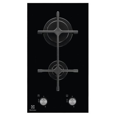 8. Electrolux EGC3322NVK Kochfeld Schwarz Einbau-Gas 2 Kochzonen