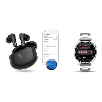 16. GIEWONT RealSound PRO ANC ENC GWS800-1 Kabelloser Kopfhörer Schwarz