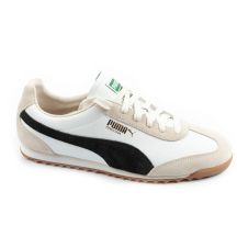 Puma Arizona Retro Beige Leder Unisex Damen Sportschuhe