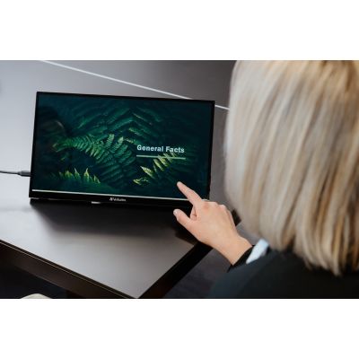 7. Verbatim PMT-15 Touchscreen 15,6 Zoll Full HD 1080p Metallgehäuse