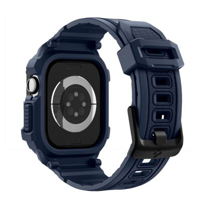 3. Spigen Rugged Armor Pro Armband für Apple Watch 42 mm – Marineblau