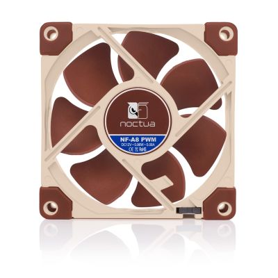 4. NOCTUA NF-A8 PWM-Lüfter 80 mm 450–2200 U/min