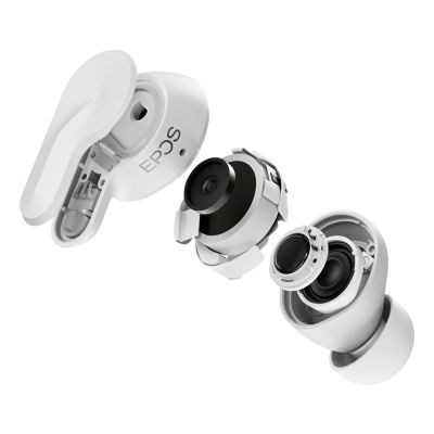 6. Epos Adapt E1 Kabellose In-Ear-Kopfhörer, Nordisch Weiß