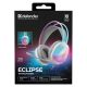 12. Defender Eclipse RGB-Kopfhörer mit Mikrofon, Weiß 62440