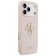 4. Guess Grained Big 4G & Classic Logo Hülle für iPhone 17 Pro Max - Pink