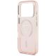 6. Guess IML Gradient Triangle Logo MagSafe Hülle für iPhone 17 Pro - Pink