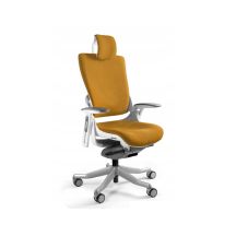 Wau 2 BL404 Bürostuhl, honigfarbener/weißer Stoff