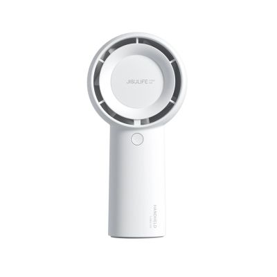 3. Jisulife Handventilator Life5 Plus 4000mAh Tragbarer Mini-Gebläse-USB-Ventilator - Weiß