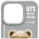 6. Nimmy Cool&Cute 2.0 Bear Case für iPhone 15 Pro Max - Grau