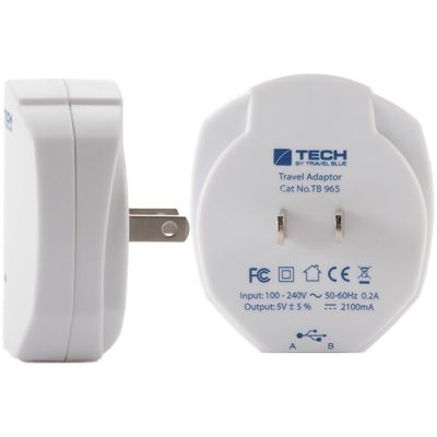 2. TRAVEL BLUE NETZLADEGERÄT 2 USB – USA