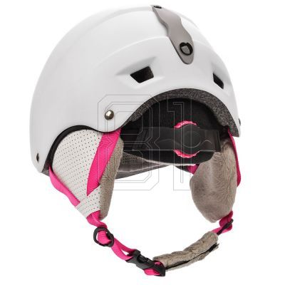4. Meteor Kiona Skihelm Weiß/Rosa 24850-24852