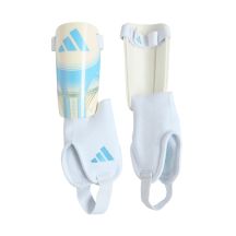 adidas Messi Match Kinder-Fußball-Schienbeinschoner Weiß und Blau KX4137