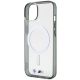 6. BMW BMHMP14SHCRS iPhone 14 6.1" Hülle transparent Hardcase Silver Ring MagSafe
