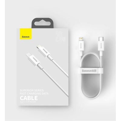 13. Baseus Superior Series USB-C / Lightning PD 20W 1 m Kabel - Schwarz