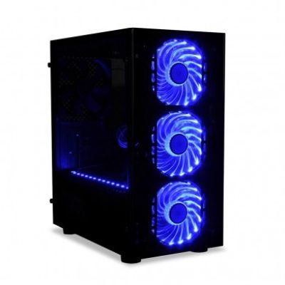 4. IBOX MINI TOWER PASSION V4 GAMING OPV4 Gehäuse (Micro ATX; schwarz)