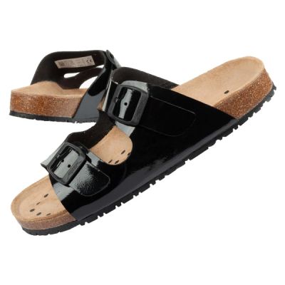 12. Abeba Sandalen Schwarz W 8088 Arbeits-Flip-Flops