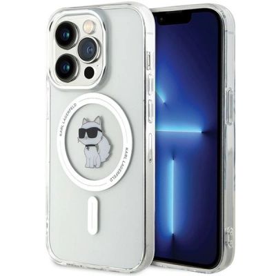Karl Lagerfeld IML Choupette MagSafe Hülle für iPhone 13 Pro / 13 – transparent