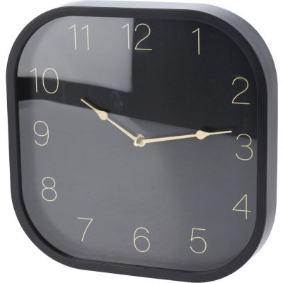 7. Quadratische Wanduhr 30x30cm Schwarz Hervorragende Haushaltsware