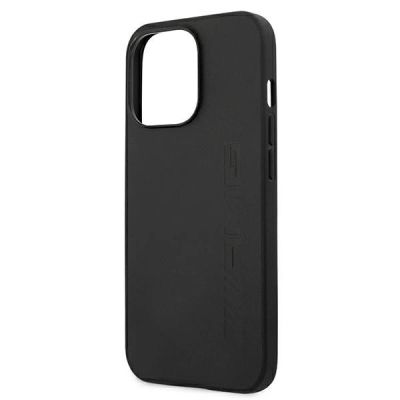 6. AMG Leder Hot Stamped Case für iPhone 13 Pro / 13 6.1" - Schwarz