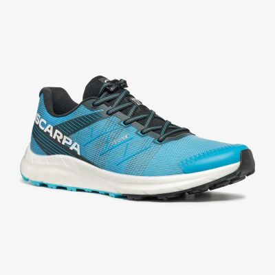 Scarpa Spin Race Herren Laufschuhe - Azurblau/Weiß