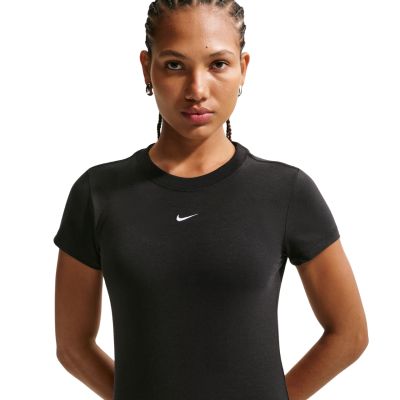 3. Nike Sportswear Chill Knit Damen-T-Shirt Schwarz FV5508 010