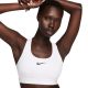 Nike Swoosh Sport-BH mit mittlerem Halt, Weiß, DX6821 100 XS