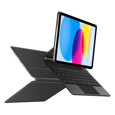3. Tech-Protect Smartcase Magnetic mit Tastatur für iPad 10,9" 2022 / iPad 11" 2025 - Schwarz