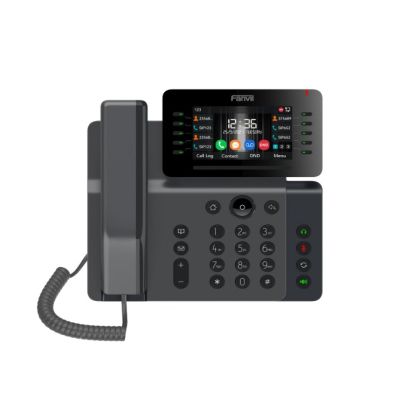 Fanvil V65 VoIP-Telefon, Schwarz, 20 Leitungen, LCD-Display, WLAN