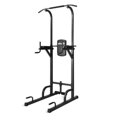 9. VIRTUFIT VERSTELLBARER KRAFTTÜRM - KLEINZUG- UND DIP-STATION