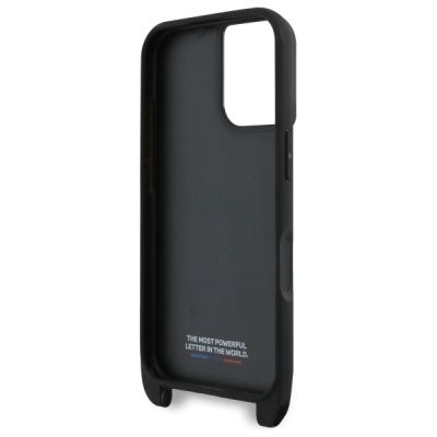 6. BMW M Edition Carbonstreifen- und Riemenhülle für iPhone 16 Plus – Schwarz
